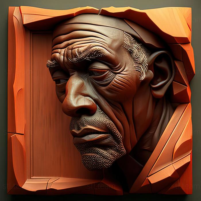 3D model Frederick Oakes Sylvester American artist (STL)